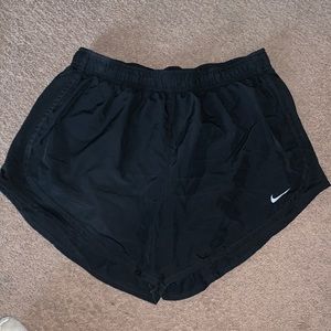 Black nike running shorts